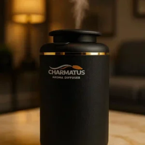 Glitter Luxury Car Diffuser SecretCharm noir – diffuseur parfum voiture Maroc