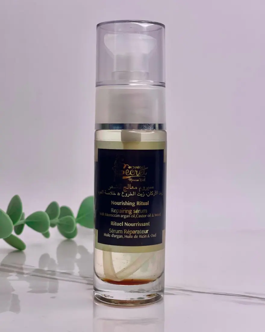 Sérum cheveux huile d'Argan, Ricin et Oud